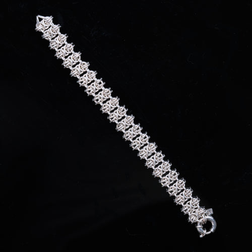 Bracelet #36 – handmade sterling silver bracelet by Matthew Street Jewellery