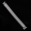 Silver River – handmade sterling silver bracelet by Matthew Street Jewellery