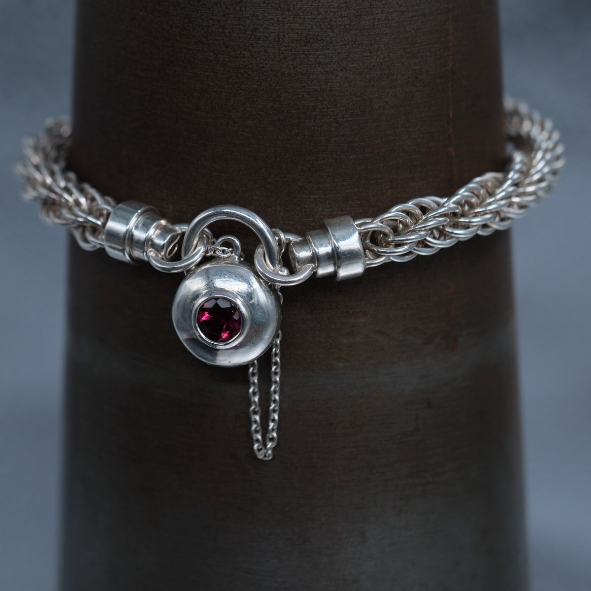 Milky Way – handmade sterling silver bracelet by Matthew Street Jewellery, view 3