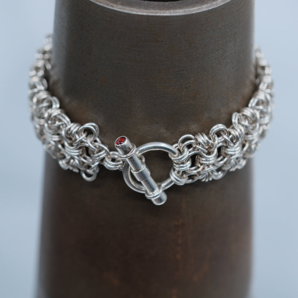 Floral Lace – handmade sterling silver bracelet by Matthew Street Jewellery, view 3