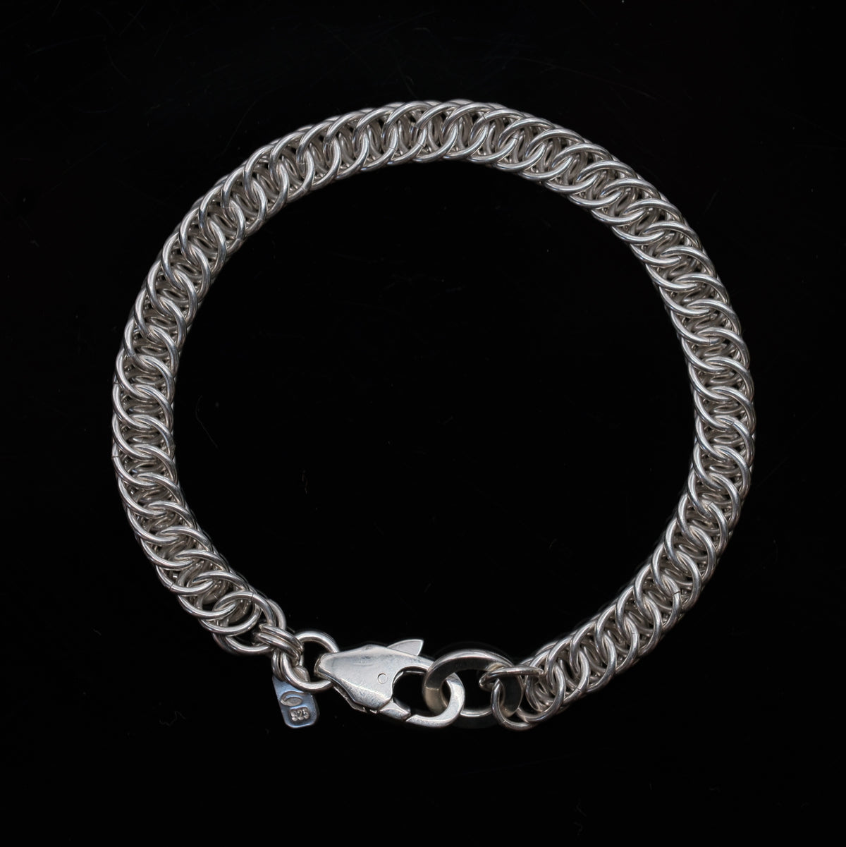 Half Persian Bracelet – handmade sterling silver bracelet by Matthew Street Jewellery