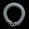Roundmail – handmade sterling silver bracelet by Matthew Street Jewellery