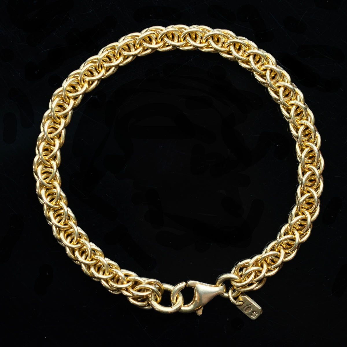 Moonlight / Sunlight – handmade sterling silver bracelet by Matthew Street Jewellery, view 4