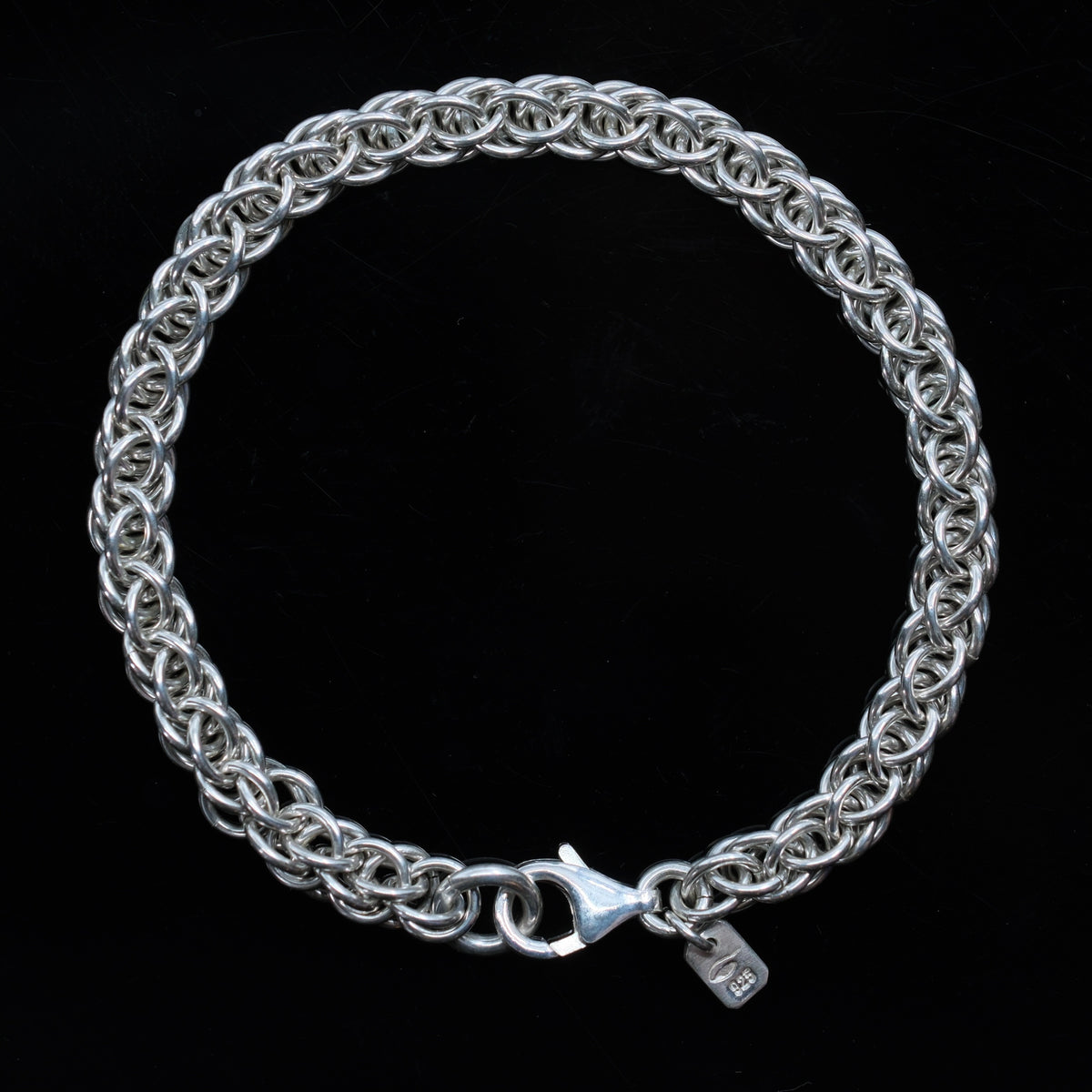Moonlight / Sunlight – handmade sterling silver bracelet by Matthew Street Jewellery