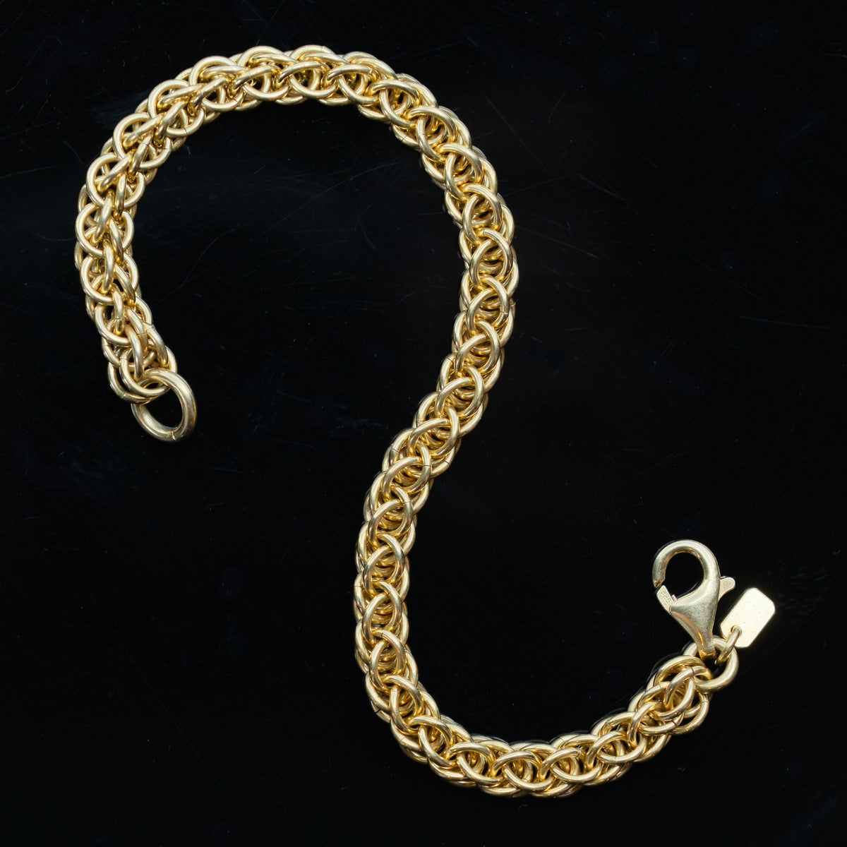 Moonlight / Sunlight – handmade sterling silver bracelet by Matthew Street Jewellery, view 2