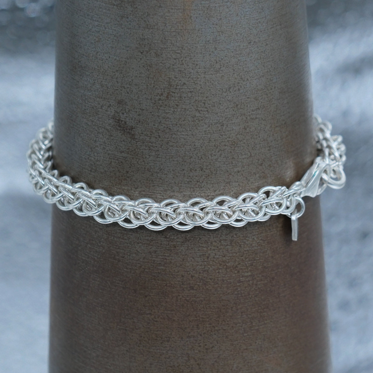 Moonlight / Sunlight – handmade sterling silver bracelet by Matthew Street Jewellery, view 5