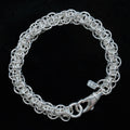 Bubbling Along #2 – handmade sterling silver bracelet by Matthew Street Jewellery