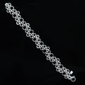 Stepping Stones – handmade sterling silver bracelet by Matthew Street Jewellery