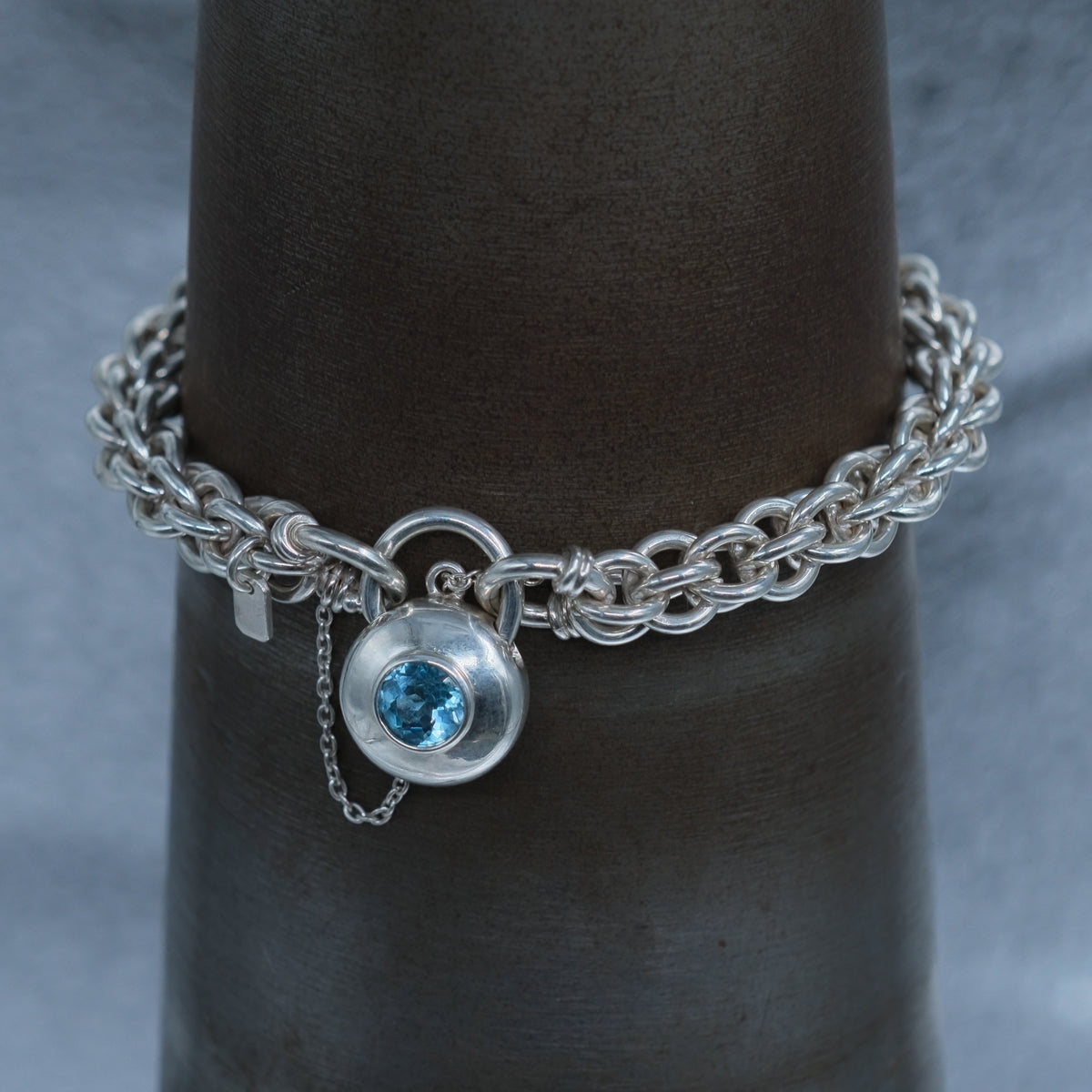 Celestial Harmony – handmade sterling silver bracelet by Matthew Street Jewellery, view 4