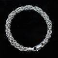 Byzantine – handmade sterling silver bracelet by Matthew Street Jewellery