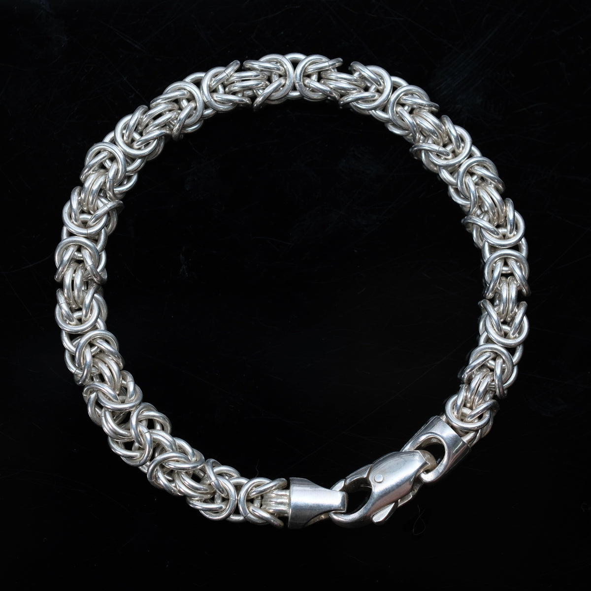 Byzantine – handmade sterling silver bracelet by Matthew Street Jewellery