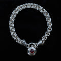 Two Together – handmade sterling silver bracelet by Matthew Street Jewellery