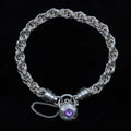 Silver Braid – handmade sterling silver bracelet by Matthew Street Jewellery