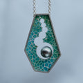 Bubble Chamber – handmade sterling silver pendant by Matthew Street Jewellery
