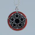 Twelve Stars – handmade sterling silver pendant by Matthew Street Jewellery