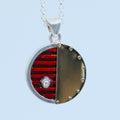 Duality – handmade gold & silver pendant by Matthew Street Jewellery