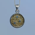Spring of Wellbeing – handmade sterling silver pendant by Matthew Street Jewellery