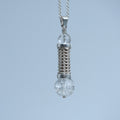 Tesla Coil – handmade sterling silver pendant by Matthew Street Jewellery