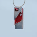 Fissure – handmade sterling silver pendant by Matthew Street Jewellery