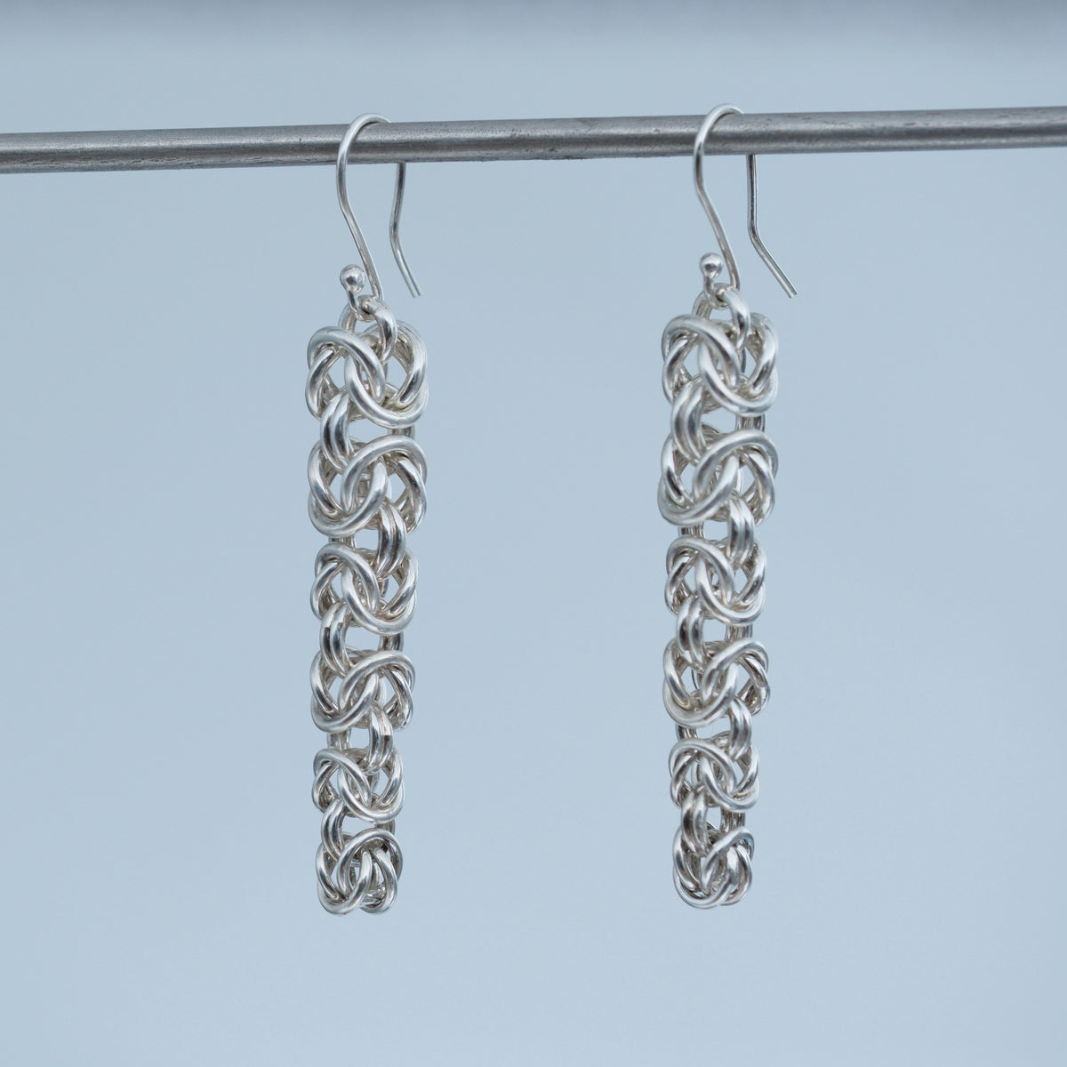 Byzantine Earrings – handmade sterling silver earrings by Matthew Street Jewellery
