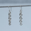Two Together Earrings – handmade sterling silver earrings by Matthew Street Jewellery