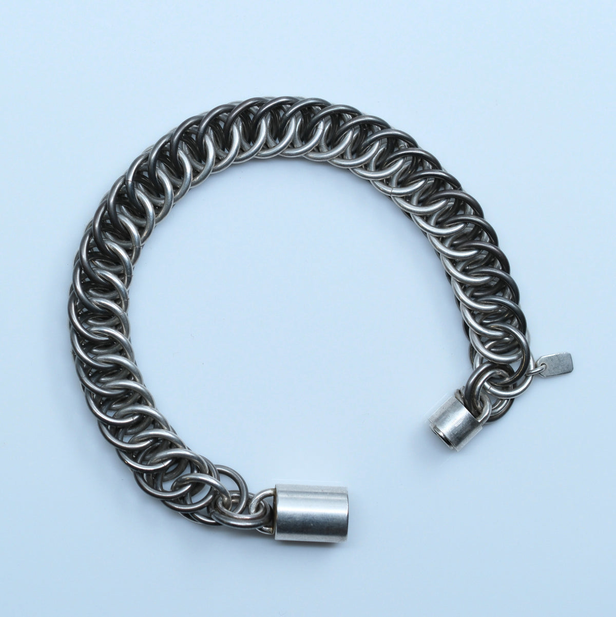 Two-tone Bracelet – handmade sterling silver bracelet by Matthew Street Jewellery