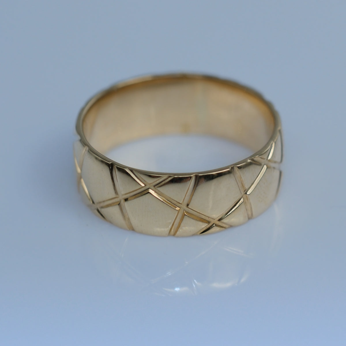 Pentangle – handmade 18ct gold ring by Matthew Street Jewellery