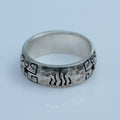 Primitive – handmade sterling silver ring by Matthew Street Jewellery