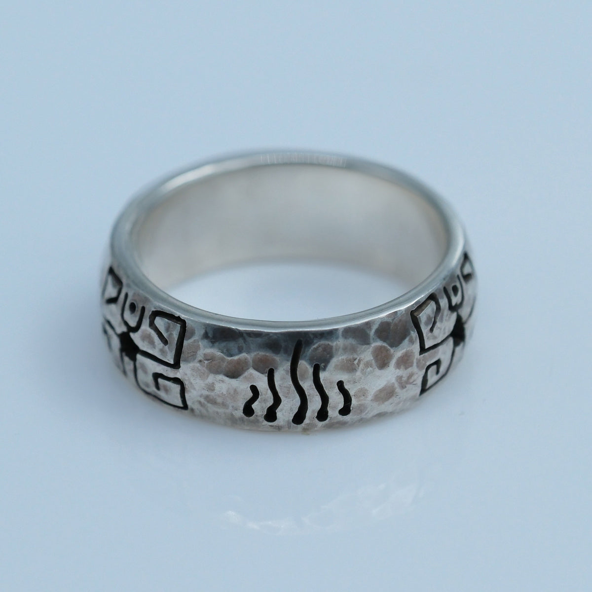 Primitive – handmade sterling silver ring by Matthew Street Jewellery