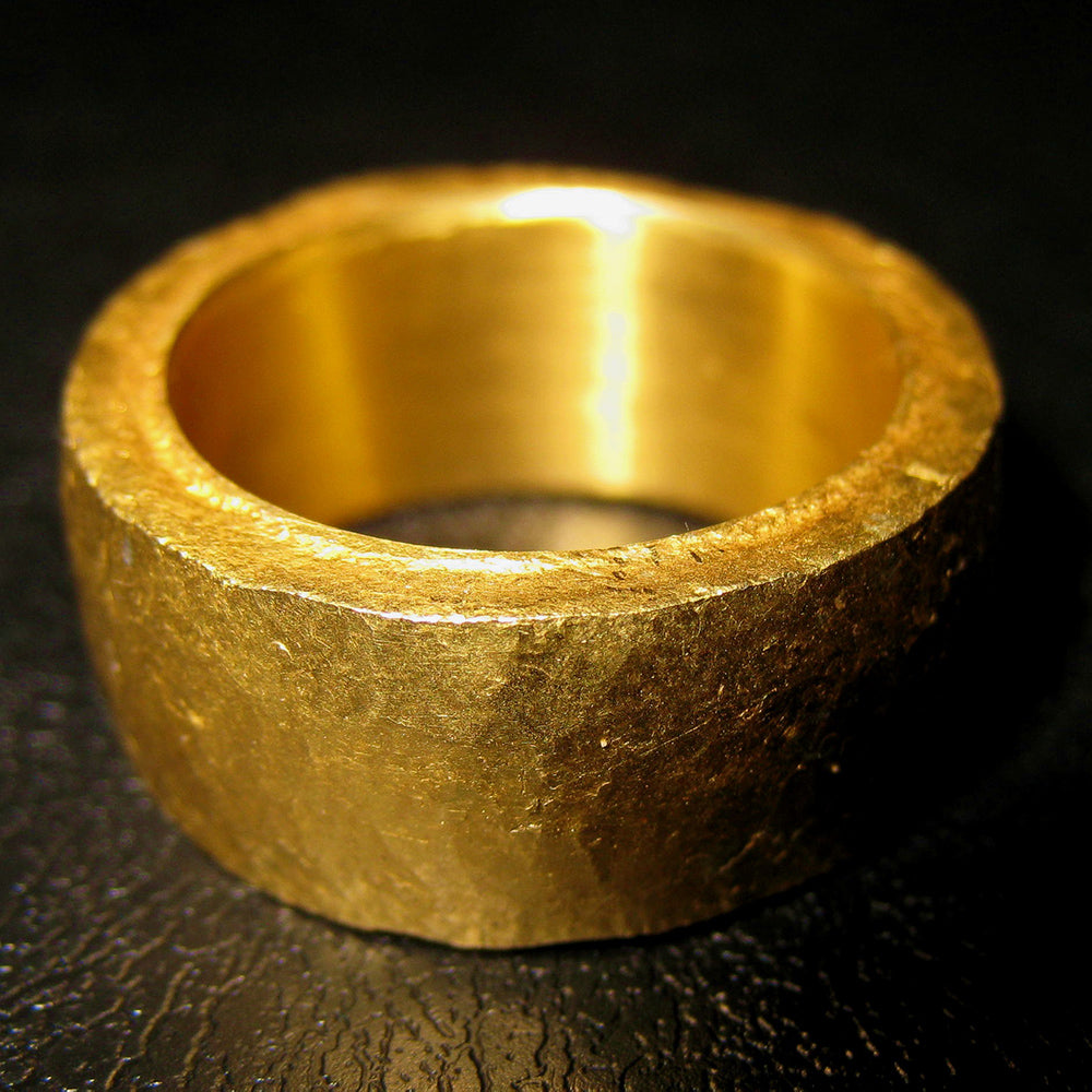 Ancient Ring – handmade gold ring by Matthew Street Jewellery