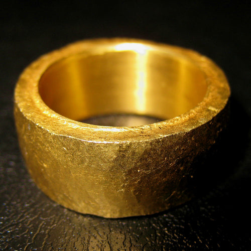 Ancient Ring – handmade gold ring by Matthew Street Jewellery