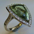Big Shield Ring – handmade palladium ring by Matthew Street Jewellery